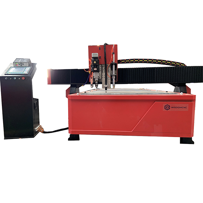Metal CNC Plasma Cutting Marking Drilling Machine WISDOM CNC